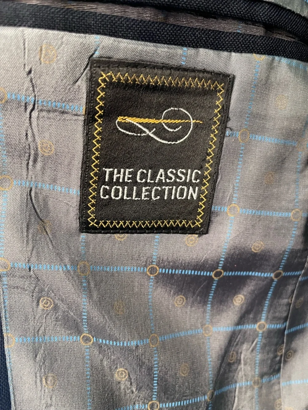 Navy Sport Coat Blazer with Gold Buttons